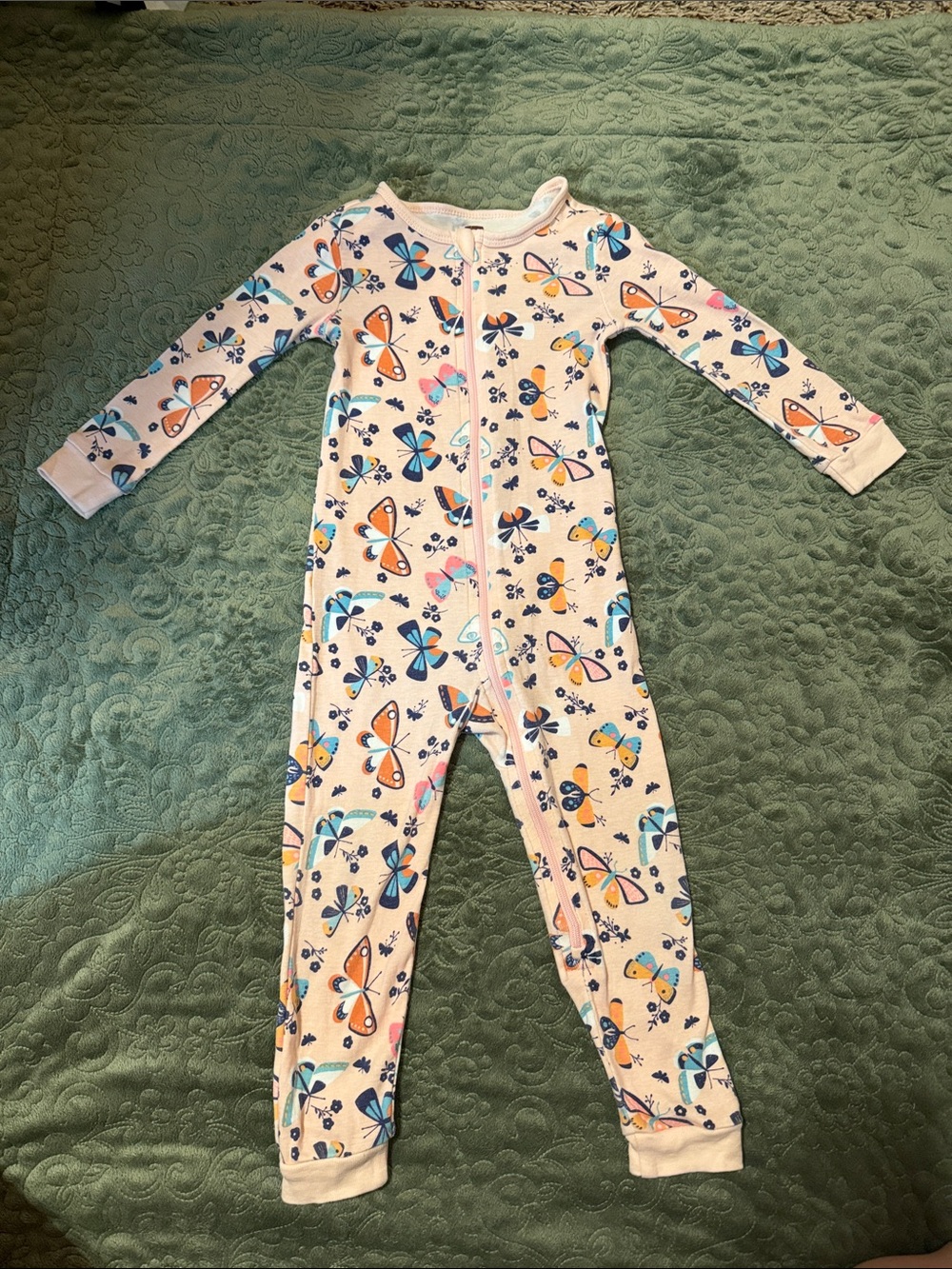 Tea Collection pajamas Butterfly 12-18m